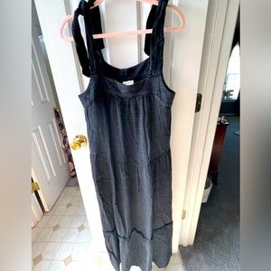 Black Gauze Petite Dress
